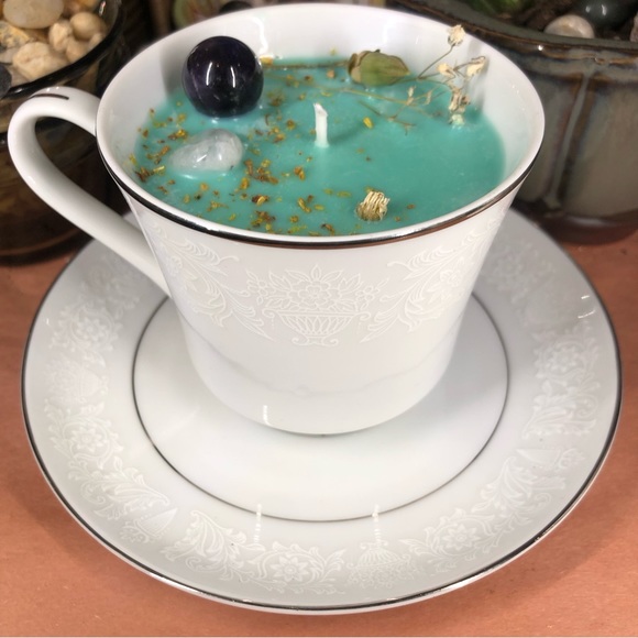 Hand Crafted Other - Handmade Soy Candle: Crown Vic Peppermint